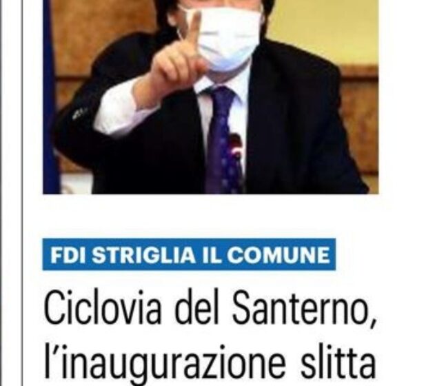 NICOLAS VACCHI (FDI): LA CICLOVIA DEL SANTERNO È UN PROGETTO PREZIOSO, MA IN CHE MANI SIAMO?