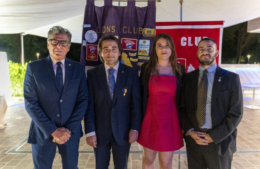 Lions Club Castel San Pietro Terme, Michele Iannuzzi nuovo presidente dopo Nicolas Vacchi – Martin Cloroformio riceve il testimone da Giorgia Bertelli come nuovo presidente dei giovani del Leo Club castellano: in programma una annata di grandi iniziative di solidarietà.