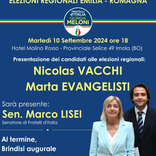 Invito evento apertura campagna elettorale