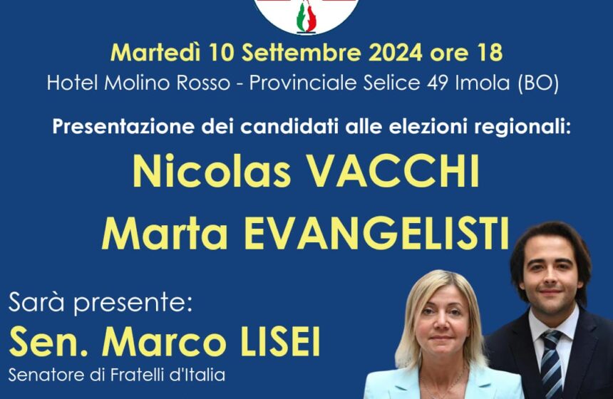 Invito evento apertura campagna elettorale