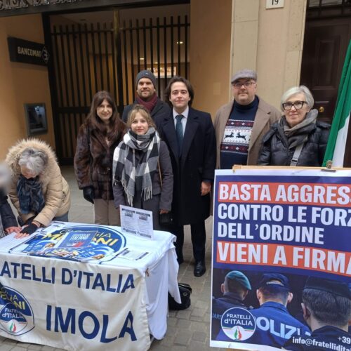 FRATELLI D’ITALIA IMOLA DALLA PARTE DELLE FORZE DELL’ORDINE