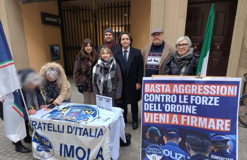 FRATELLI D’ITALIA IMOLA DALLA PARTE DELLE FORZE DELL’ORDINE